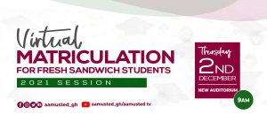 Read more about the article Virtual Matriculation for Fresh Sandwich Students