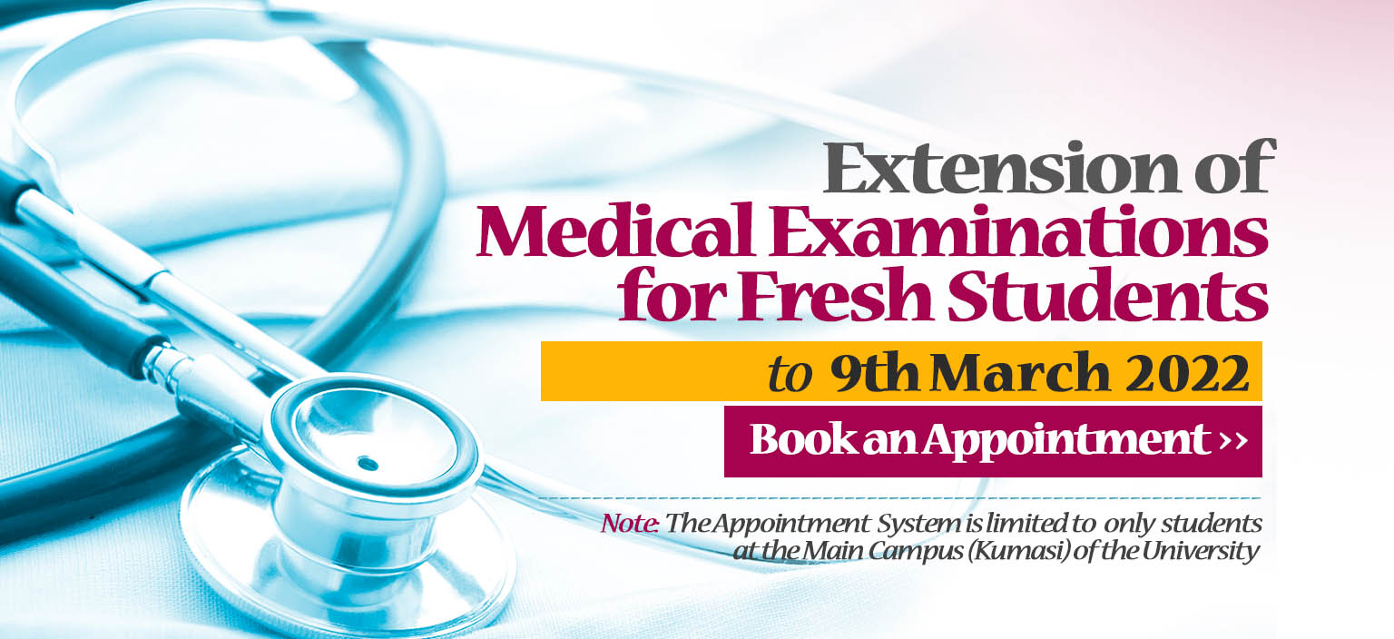 You are currently viewing MEDICAL EXAMINATIONS FOR FRESH STUDENTS