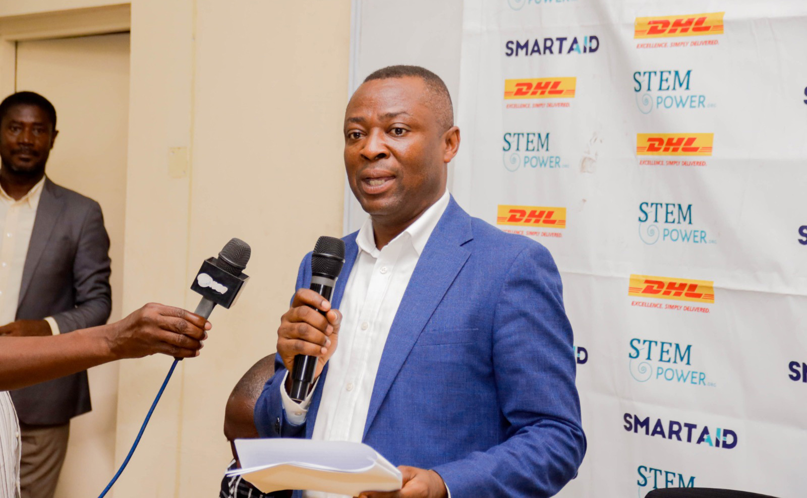 The Pro Vice-Chancellor, Prof. Isaac Boateng, addressing the people in attendance at the inauguration ceremony