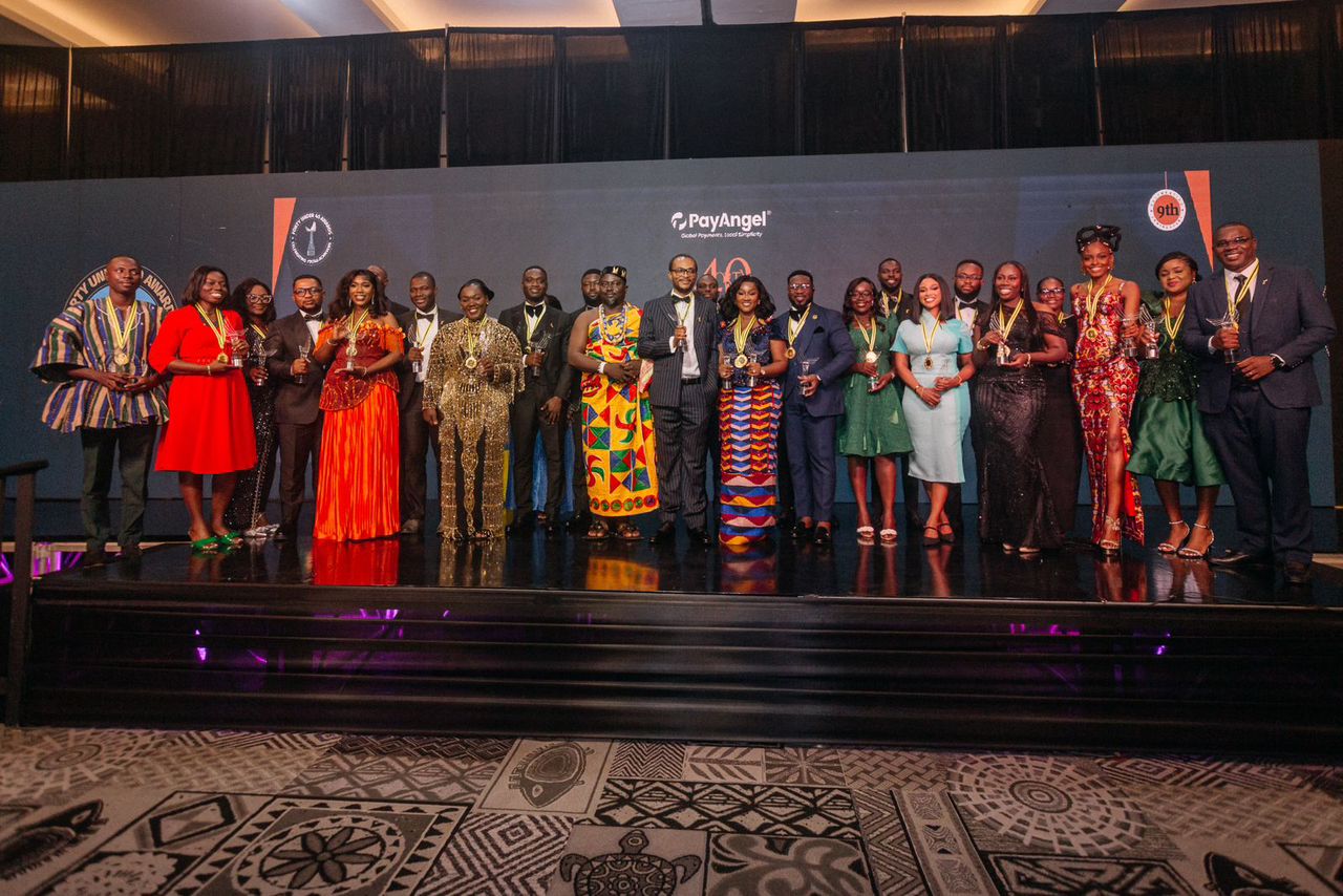 Group photograph of the awardees at the 9th Edition of the FortyUnder40 Ghana Awards