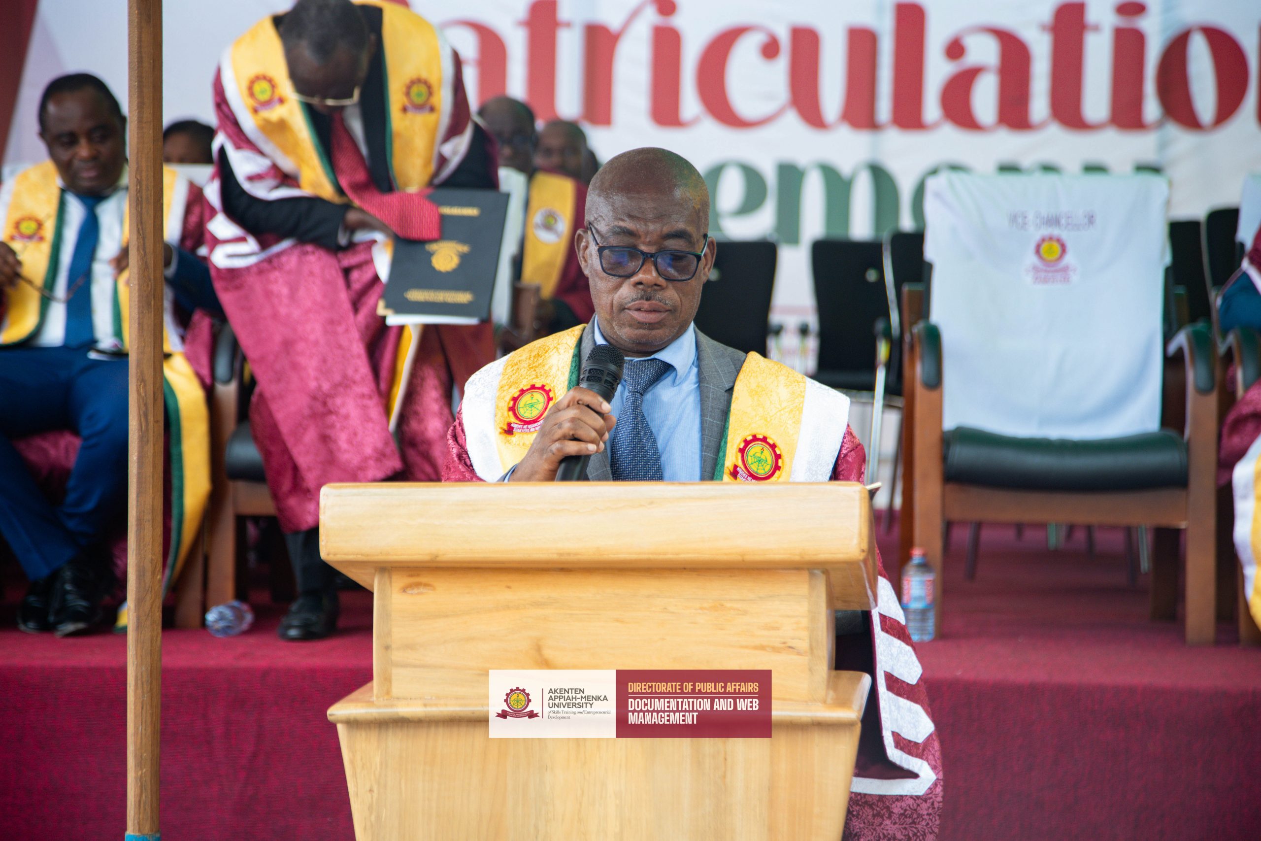Vice-Chancellor, Prof. Frederick K. Sarfo