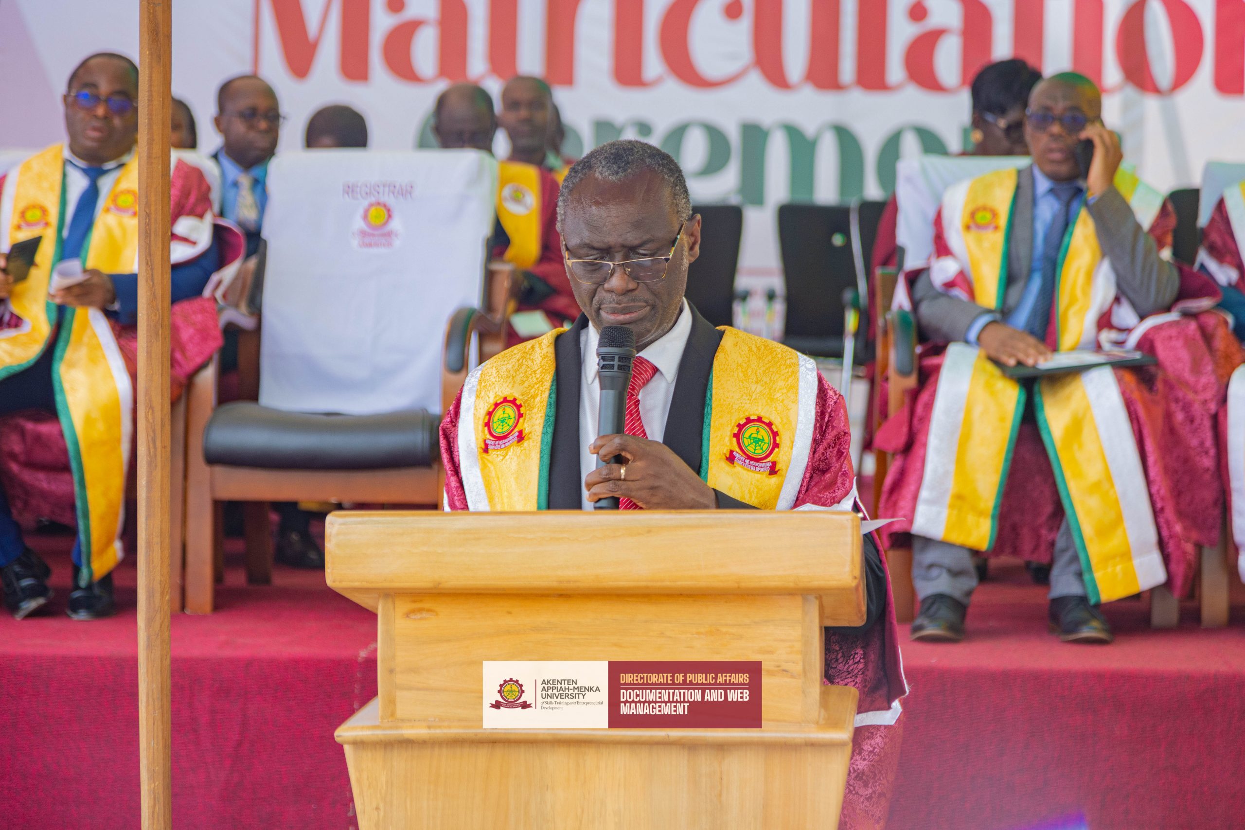 Registrar, Mr. Augustus Kwaw Brew